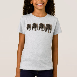 T-Shirt Mon safari africain Trois éléphants