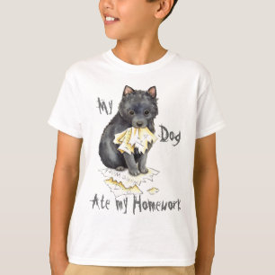 T-shirt Mon Schipperke a mangé mon travail