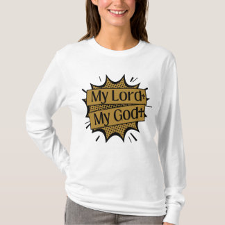 T-shirt Mon Seigneur Mon Dieu Croix Biblique La Longue Man
