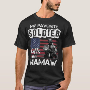 T-shirt Mon Soldat Préféré M'Appelle Vétéran De L'Arm