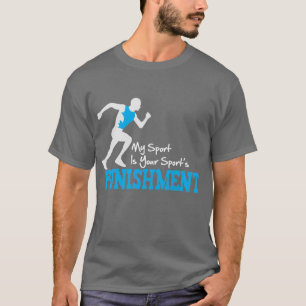 T-shirt MON sport est le mâle courant de la punition de