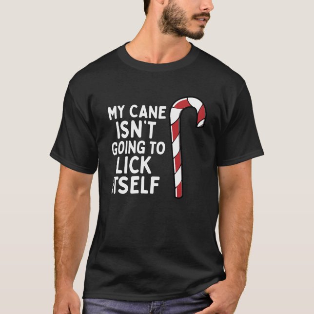 T-shirt Mon Sucre de canne Ne Va Pas Se Lancer Christma (Devant)