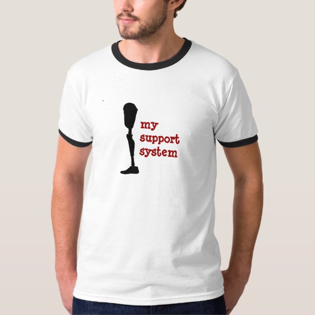 T-shirt Mon système de support (Devant)