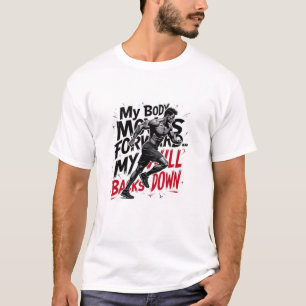 T-shirt Mon testament ne marche jamais - Design sportif