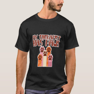 T-shirt Mon Thérapeute A Des Papes