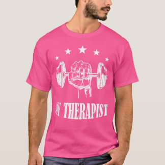 T-shirt Mon Thérapeute Barbell Workout