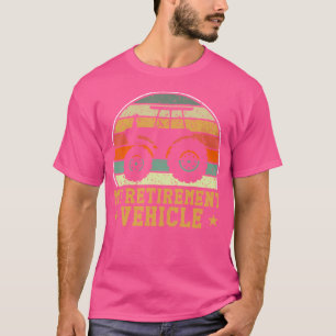 T-shirt Mon tracteur tondeuse à gazon pour la retraite