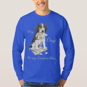 T-shirt Mon Treeing Walker Coonhound A Mangé Mon plan de l