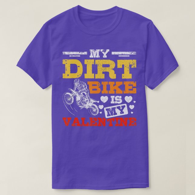 T-shirt Mon Vélo De Chemin Est Ma Saint Valentin (Design devant)