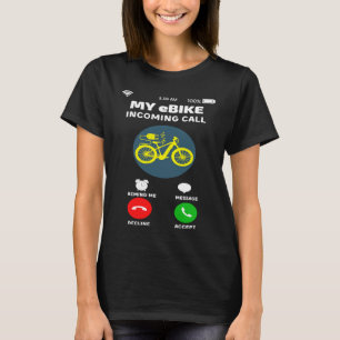 T-shirt Mon vélo électrique m'appelle Costume de vélo élec