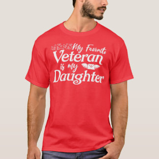 T-shirt Mon Vétérinaire favori est ma fille pour Fière Par