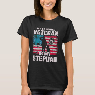 T-shirt Mon Vétérinaire Préféré Est Mon Drapeau Américain