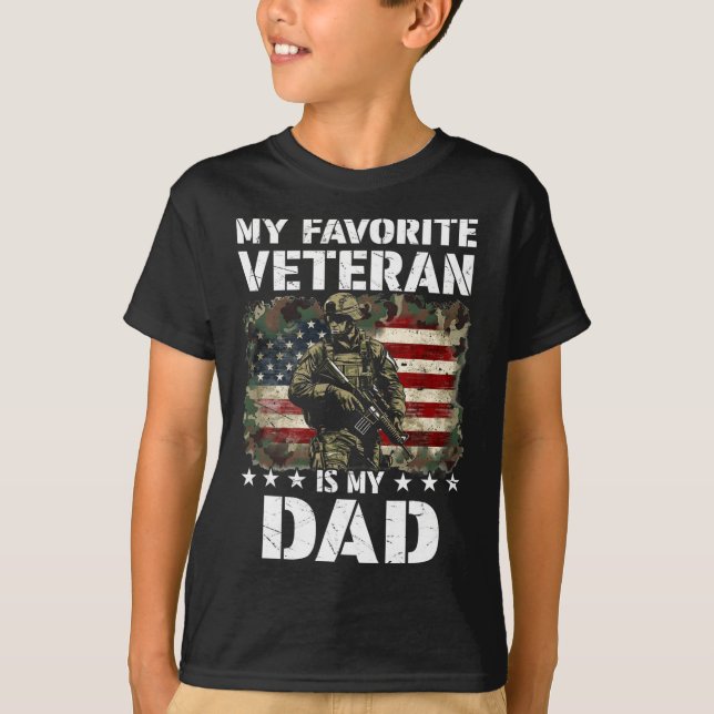 T-shirt Mon Vétérinaire Préféré Est Mon Père Anciens Comba (Devant)