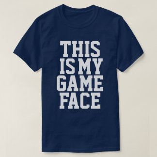 T-shirt Mon visage de jeu