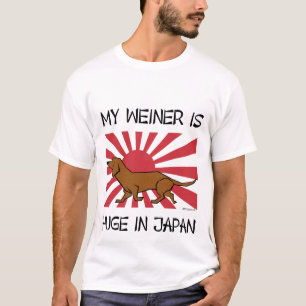 T-SHIRT MON WEINER EST ÉNORME DANS LA PIÈCE EN T DU JAPO