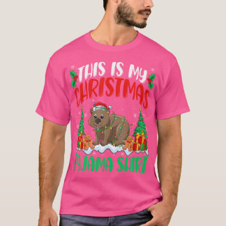 T-shirt Mon Wombat Noël Funny Wombat Lover Noël