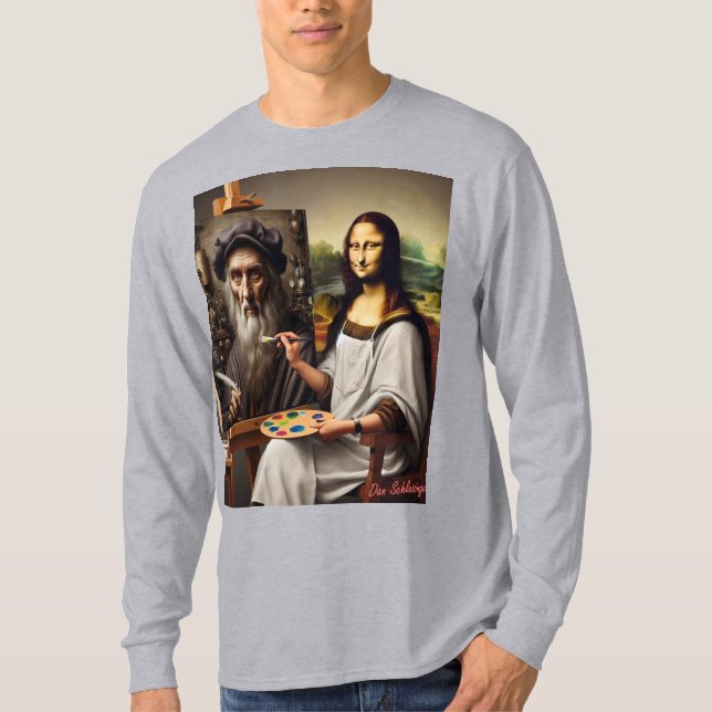 T-shirt Mona Do da Vinci Long Sleeve (Devant)