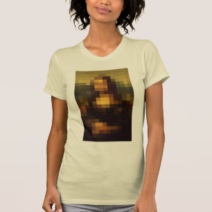 T-shirt Mona Lisa 3 Pixellée