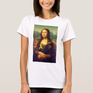 T-shirt Mona Lisa Au Ruban Jaune