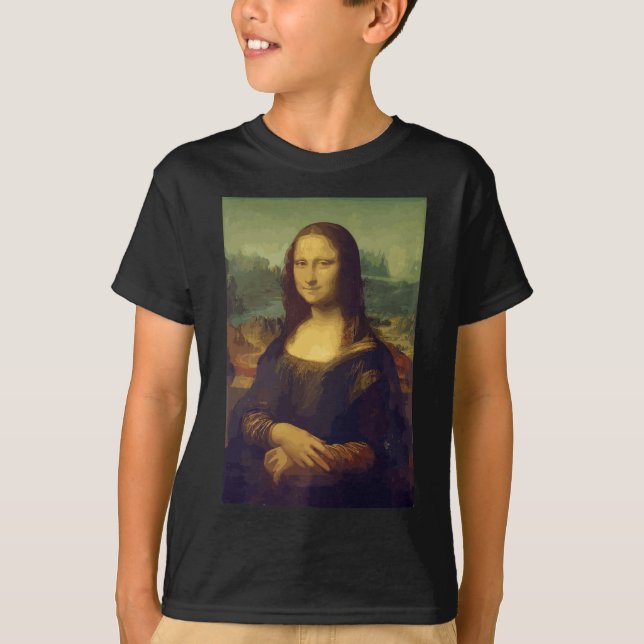T-shirt Mona Lisa by Léonard de Vinci (Devant)
