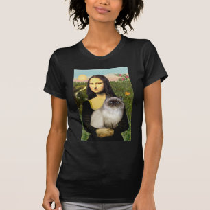 T-shirt Mona Lisa - Chat himalayen 7