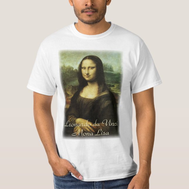 T-shirt Mona Lisa de Léonard de Vinci, Art Renaissance (Devant)