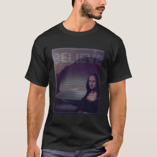 T-shirt Mona Lisa devant UFO