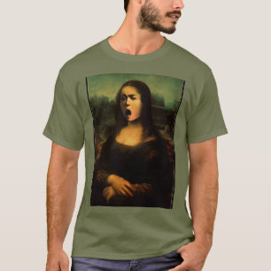 T-shirt Mona Lisa du Caravaggio / Medusa