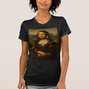 T-shirt Mona Lisa en Diamants Fabuleux