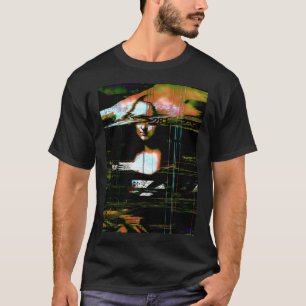 T-shirt Mona Lisa Glitch