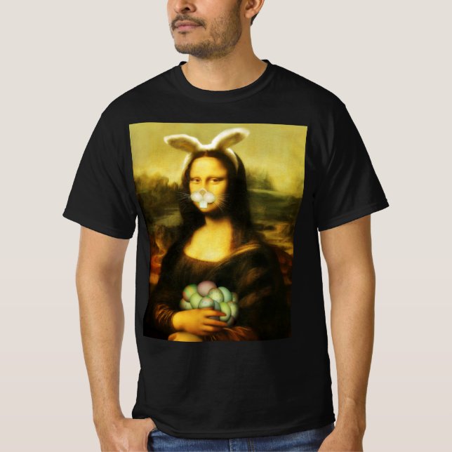 T-shirt Mona Lisa, Le Lapin De Pâques (Devant)