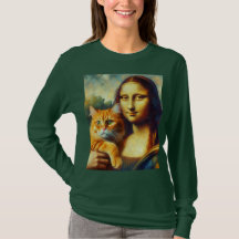 Mona Lisa peinture La Gioconda avec Chat