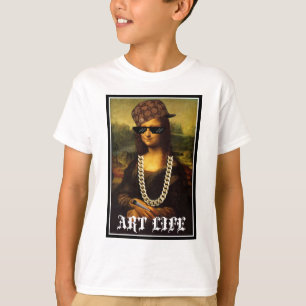 T-shirt Mona Lisa Thug Life Art Life