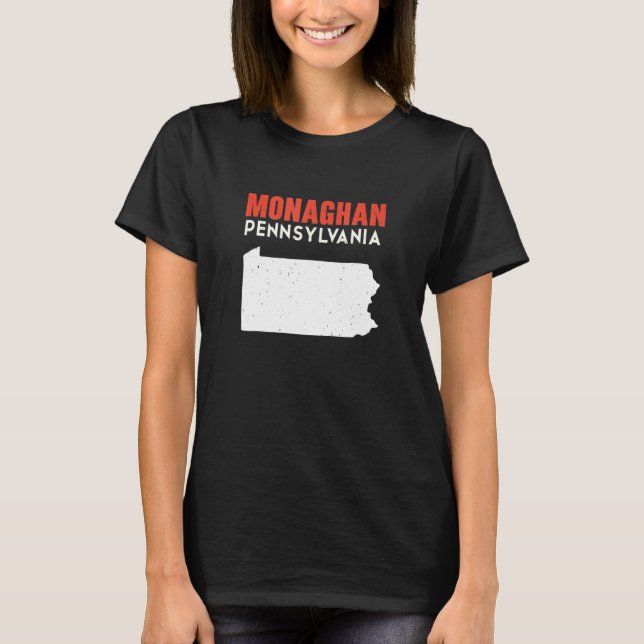 T-shirt Monaghan Pennsylvanie USA State America Travel (Devant)