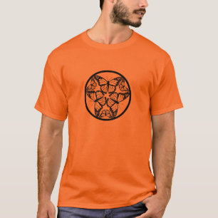 T-shirt Monarch Butterflies - Série des cercles d'animaux 