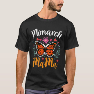 T-shirt Monarch Mama Monarch Papillon Cadeau Pour Mères Da