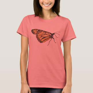 T-Shirt monarque papillon féminin
