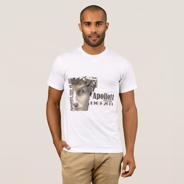 T - Shirt-Mondauftrag Raum 1969 Apollo 2019-1969 T-Shirt (Vorne ganz)