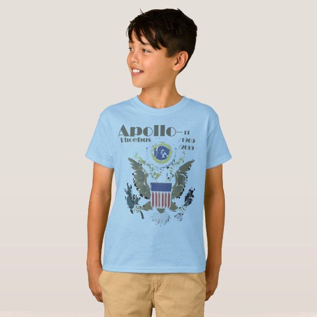 T - Shirt-Mondauftrag Raum 1969 Apollo 2019-1969 T-Shirt (Vorne ganz)