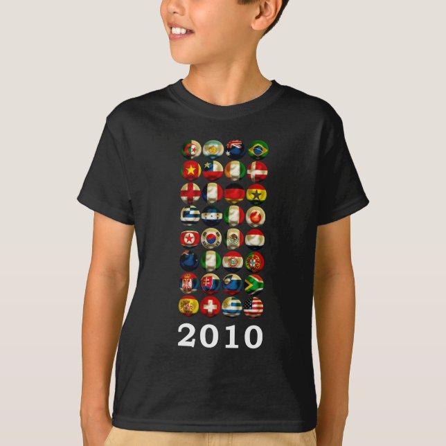 T-shirt Monde 2010 de l'Afrique du Sud (Devant)