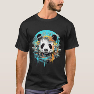 T-shirt Monde animal géant Panda découverte de beauté de l