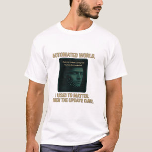 T-shirt Monde automatisé – Mise à jour Glitchcore de l'IA