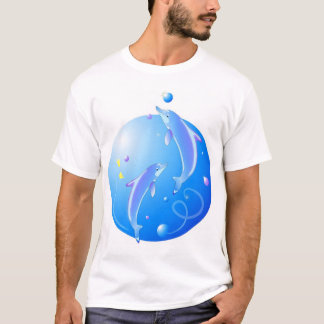 T-shirt Monde de dauphin