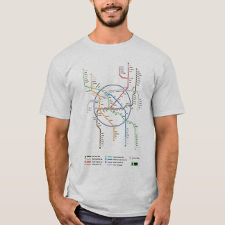 T-shirt Monde de métro