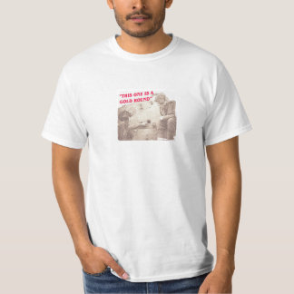 T-shirt Monde des dommages ronds d'or de réservoirs