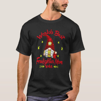 T-shirt Monde meilleur pompier maman pour Gnome mère`s D
