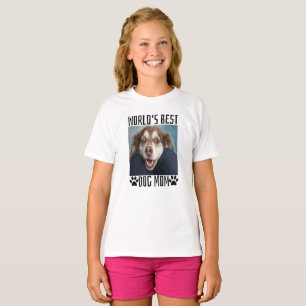 T-shirt Monde Meilleure maman de chien