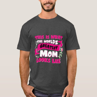 T-shirt Monde Meilleure Maman Fête des mères Plus Coolest 