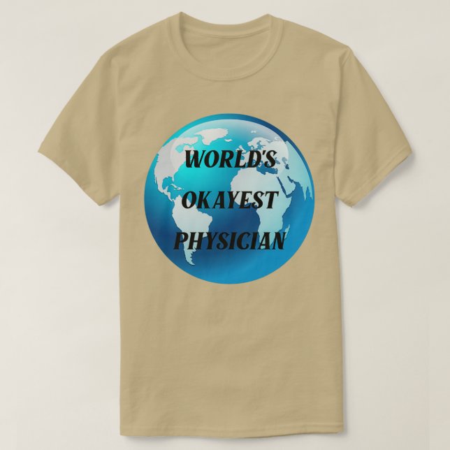 T-shirt monde okayest médecin 2 (Design devant)