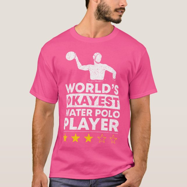 T-shirt Monde Okayest Water Polo Joueur Water Polo Entraîn (Devant)
